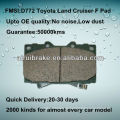 Toyota Land Cruiser Scheibe Vorderer Bremsbelag D772